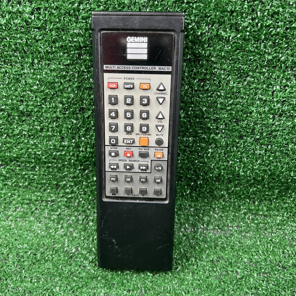 Original Vintage Gemini MAC 10 Multi Access Controller Remote 343 14-200 Black